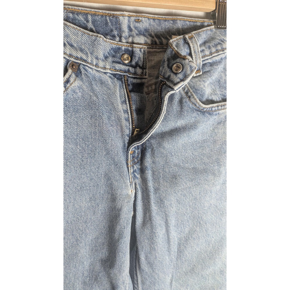 Vintage 90s Levis 550 Orange Tab Boys Jeans Size 9 Light Wash Relaxed Denim - Picture 6 of 7
